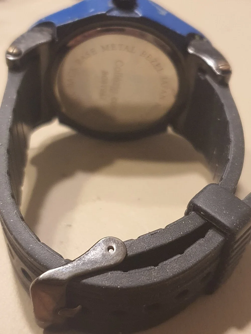 10/$20 Captain Black/Blue Silicone Men's Watch